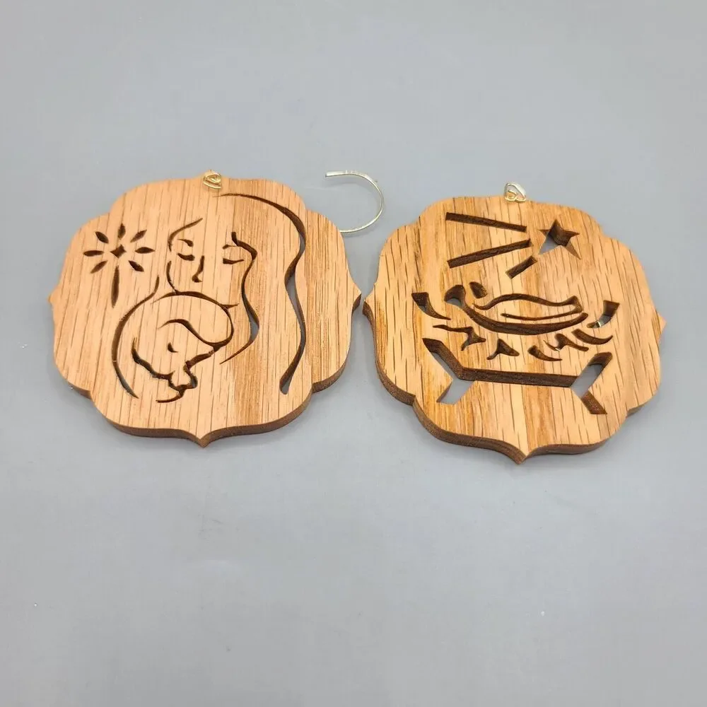 N/A wooden christmas